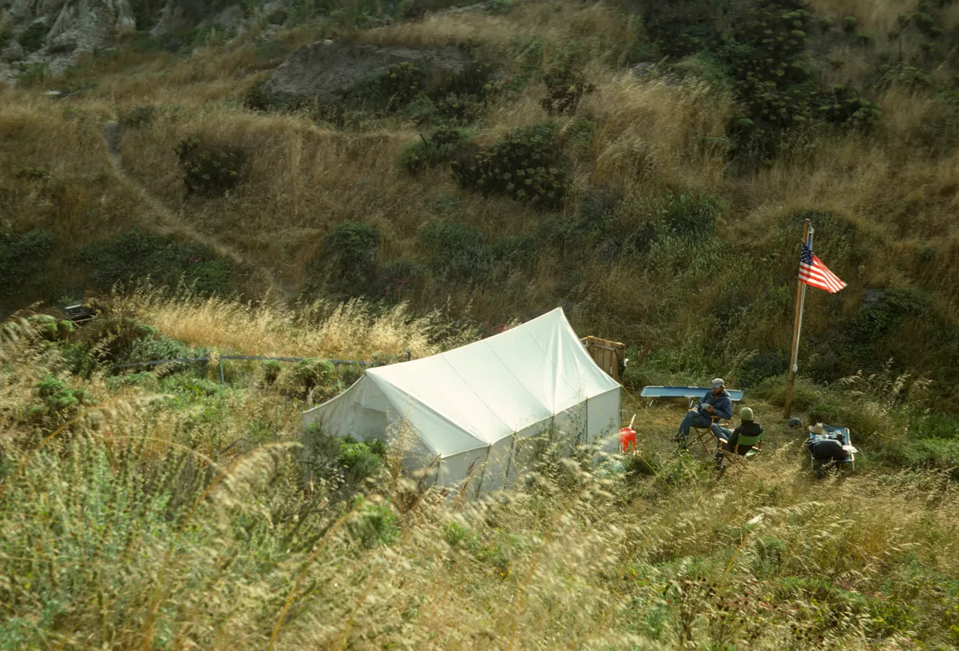 tent camp, San Miguel Island