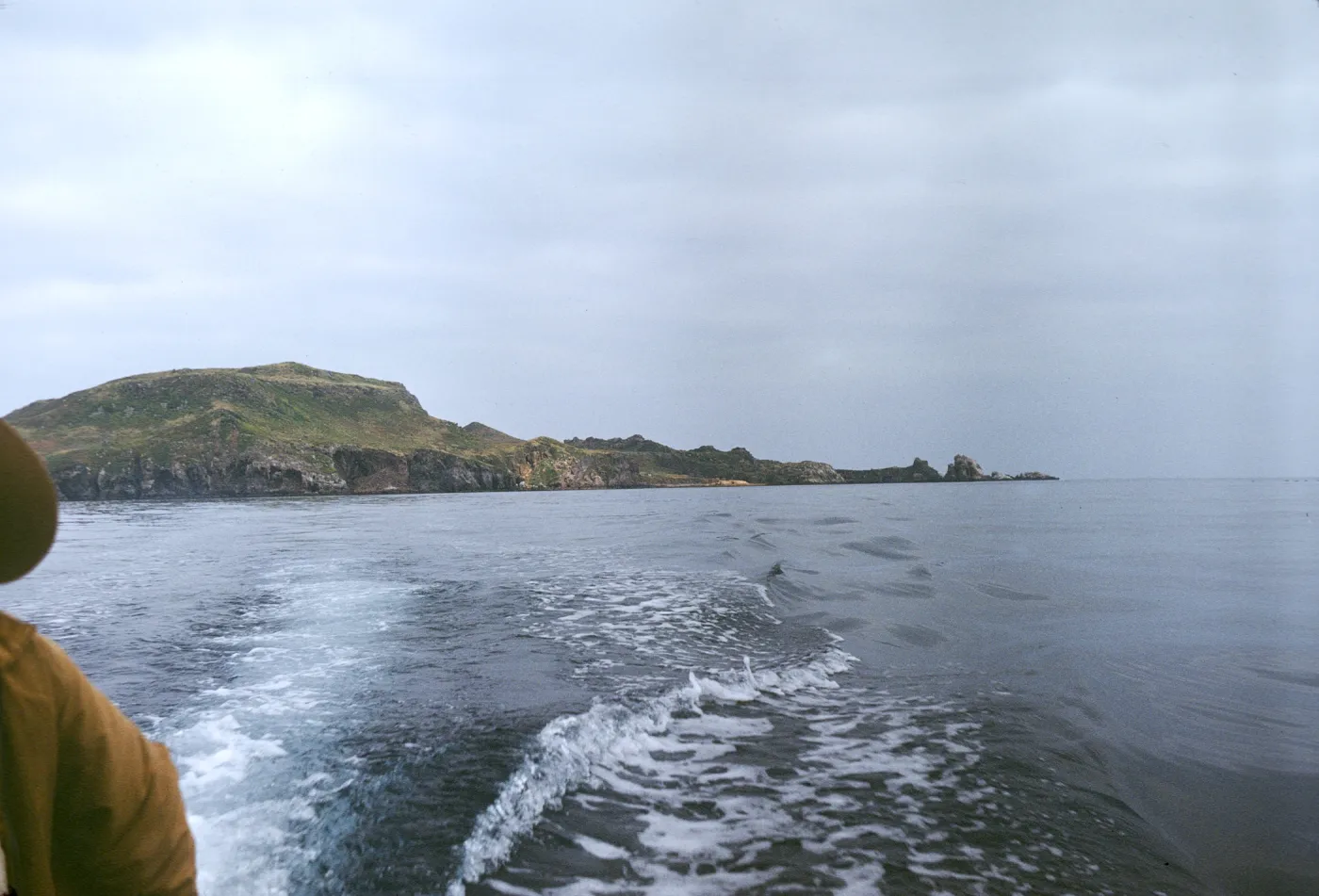 south end Todos Santos Island, from boat