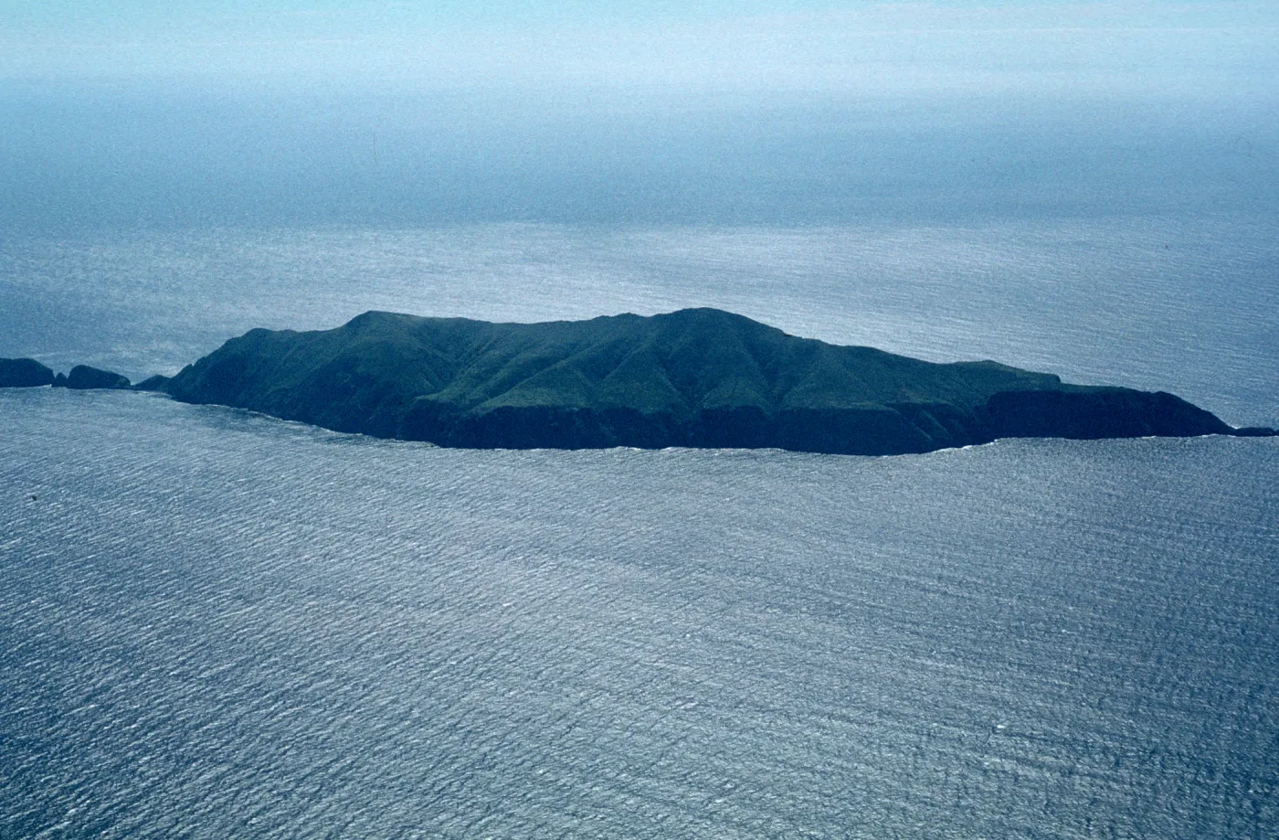 Anacapa Islands, taken from an airplane