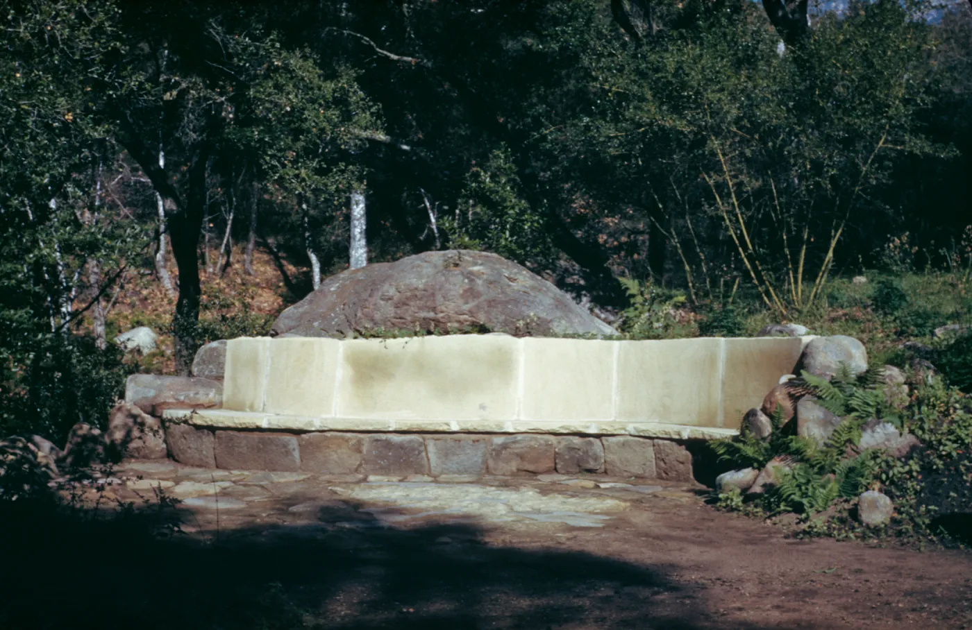 Campbell Bench, stone bench