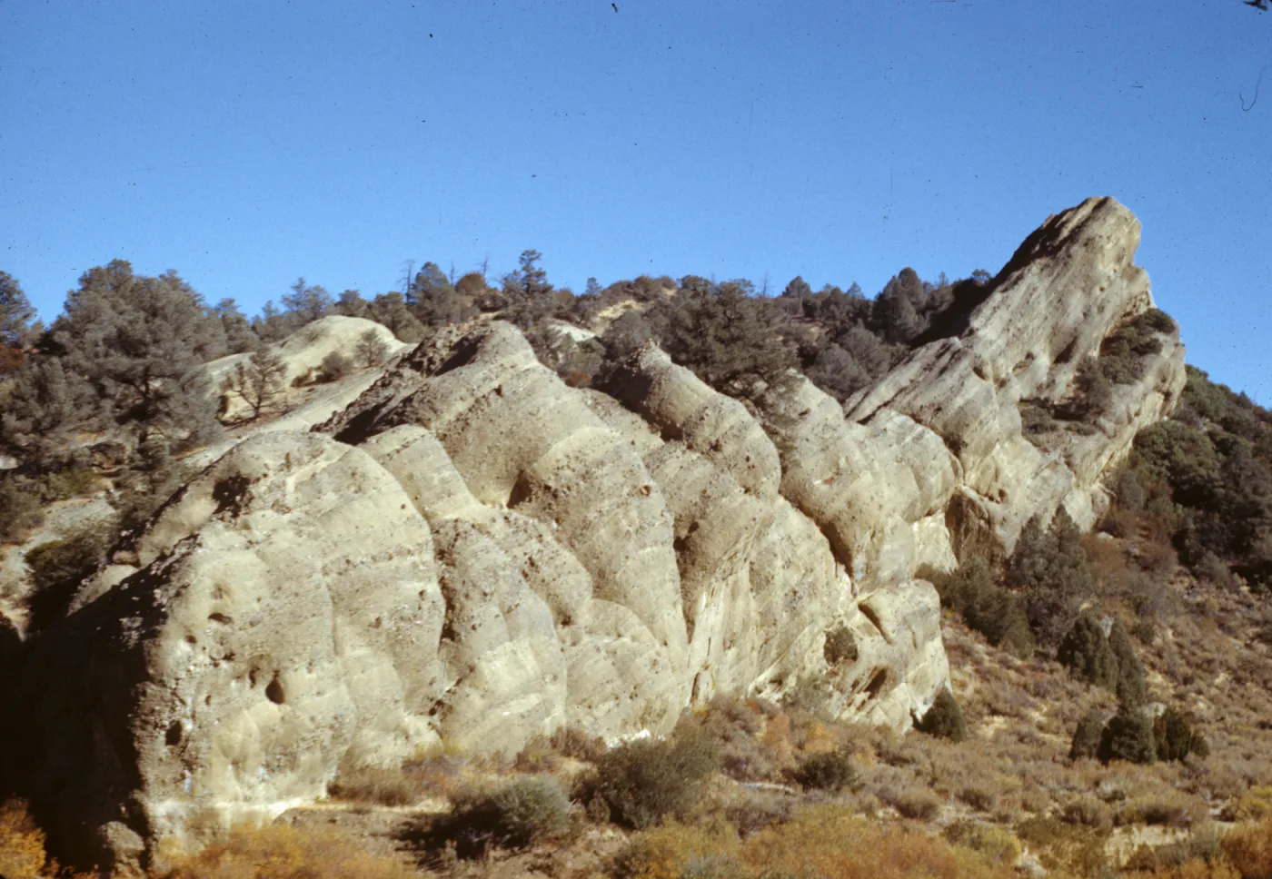 giant rock outcrop