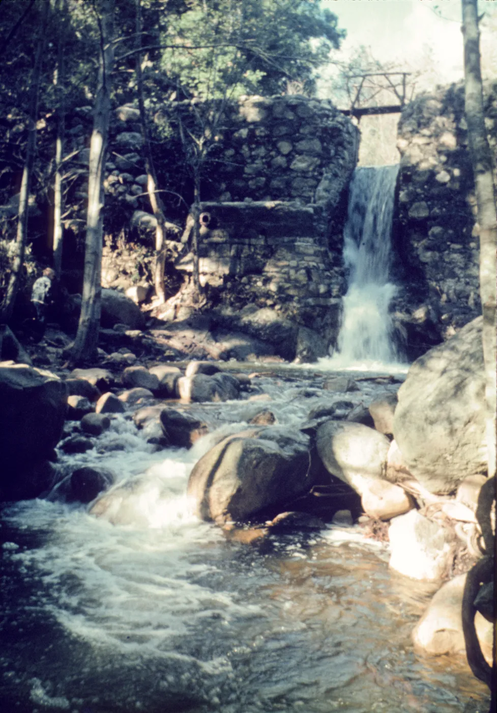 Mission Creek waterfall, Mission Dam