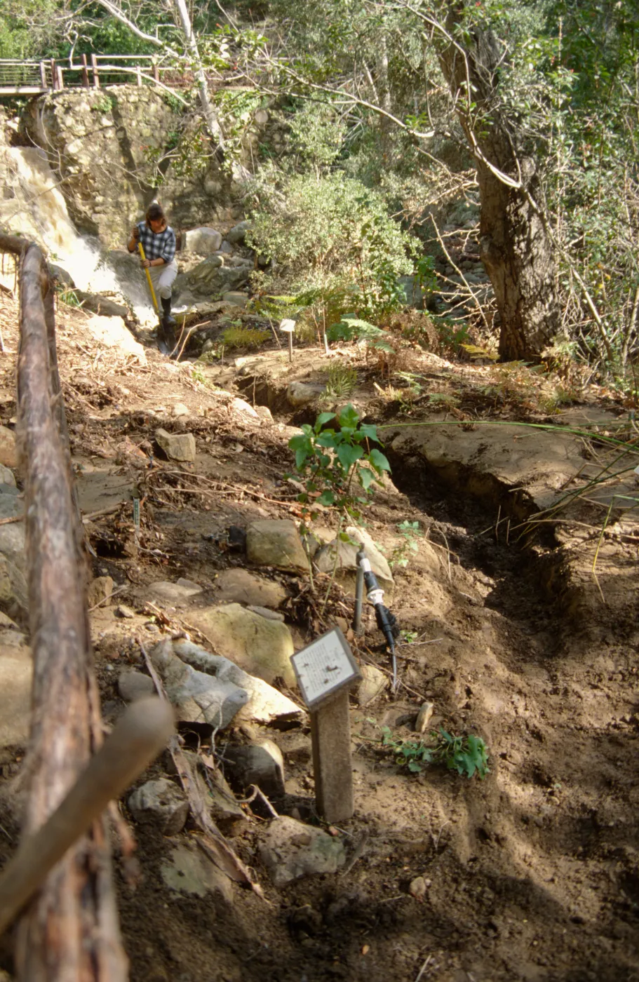 construction on the Mission Aqueduct