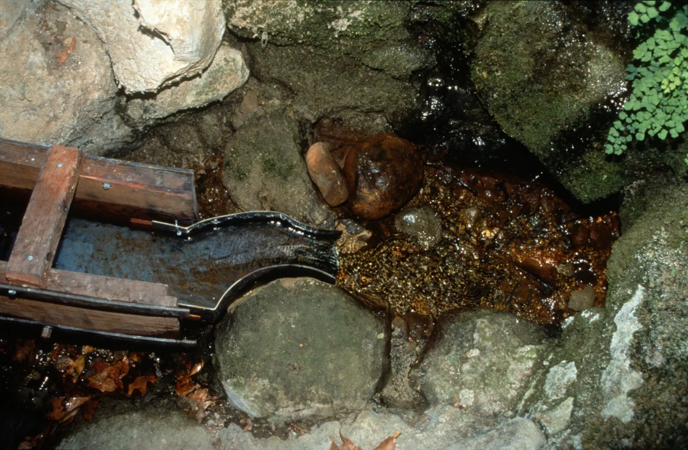 redwood flume, Mission Dam