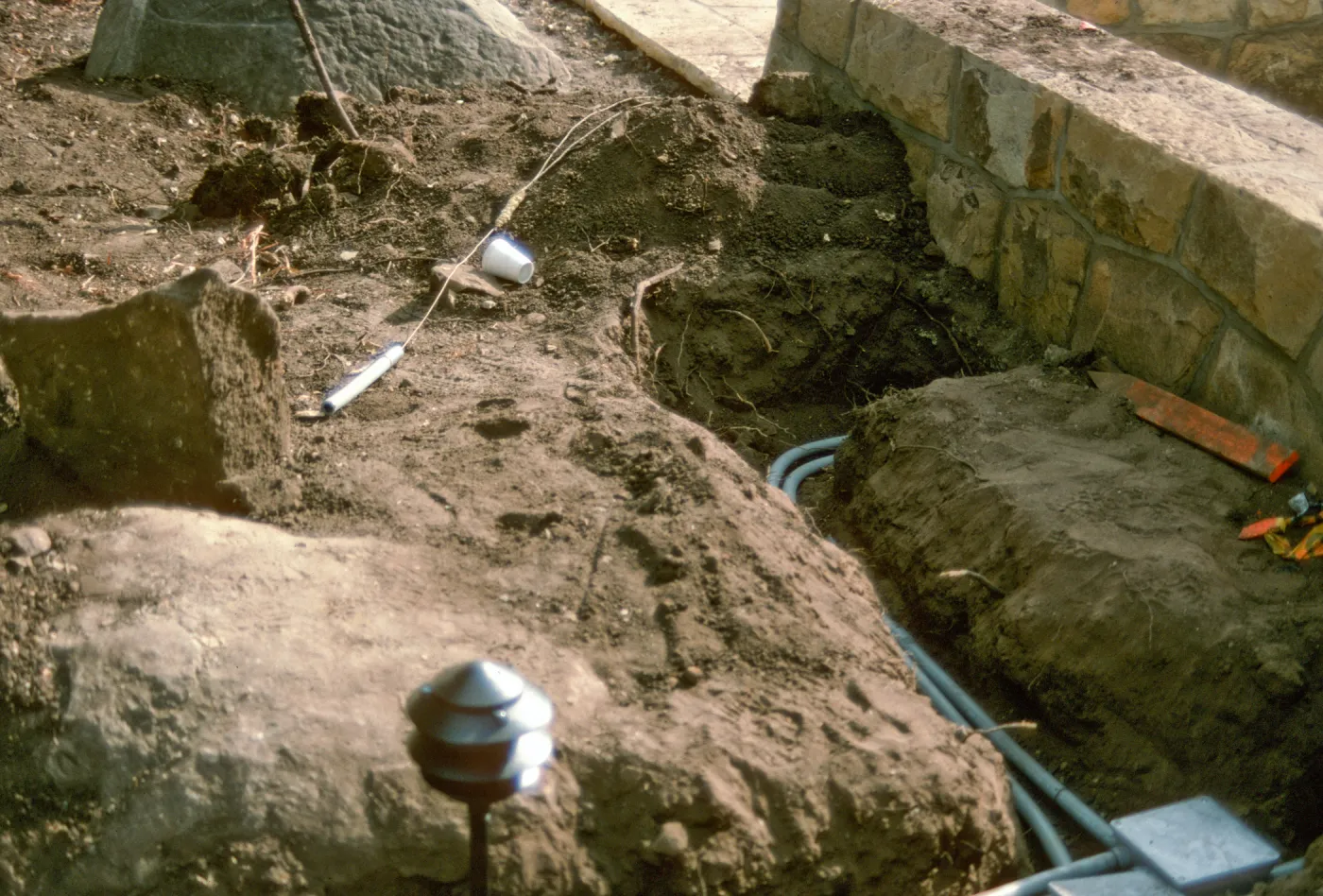 Constructing Home Demonstration Garden 