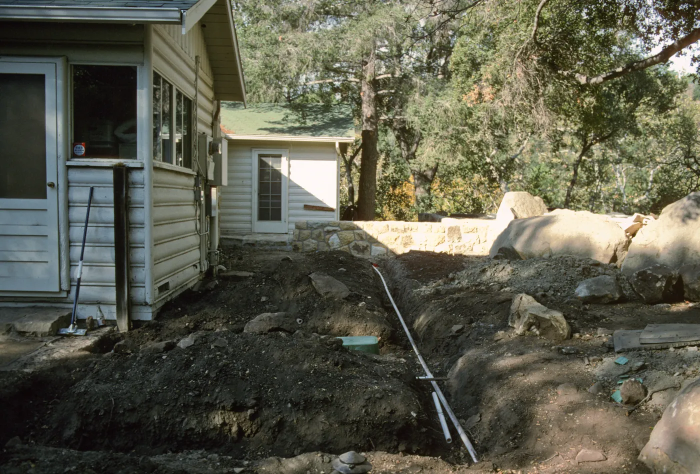 SBBG Home Demonstration Garden construction