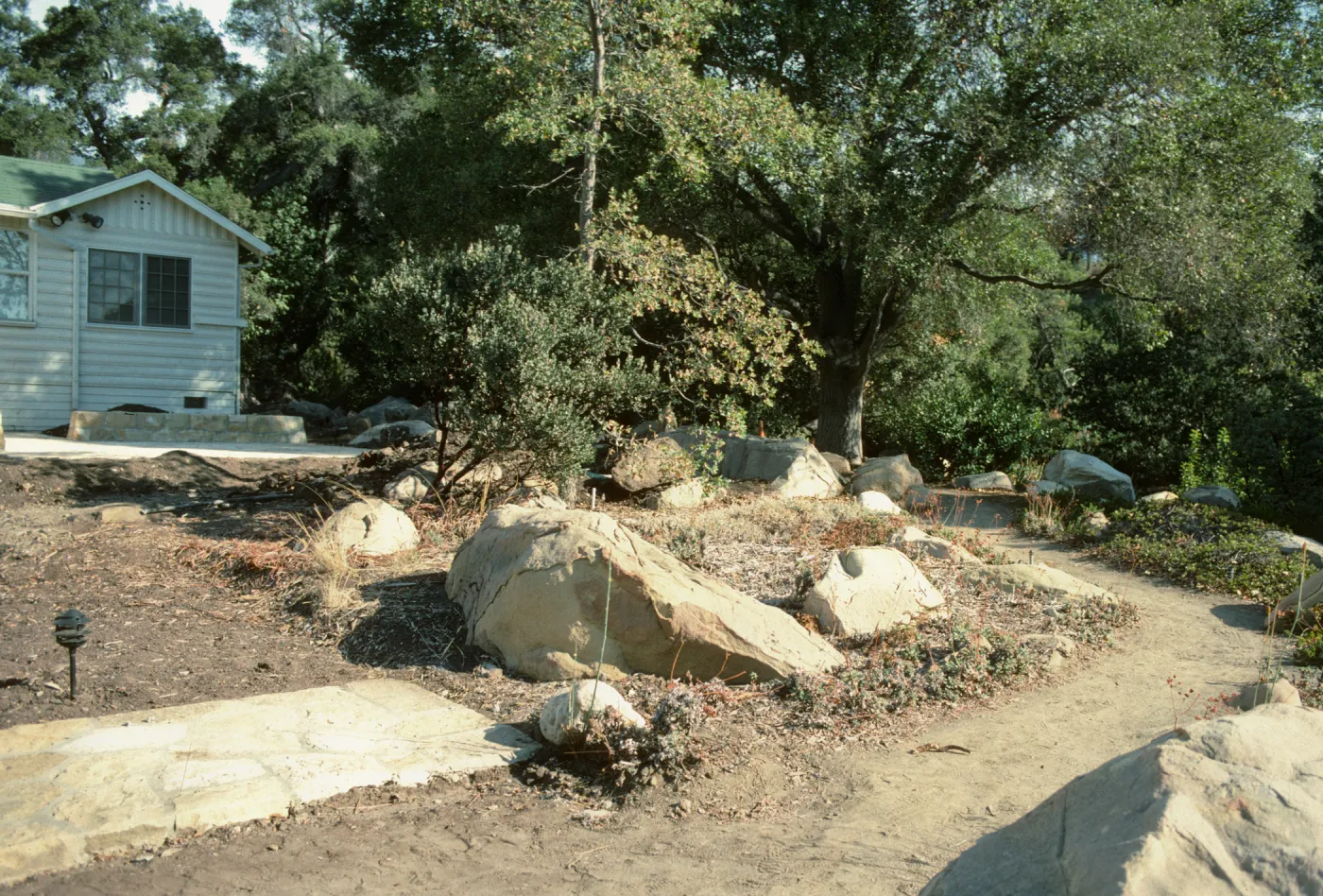 SBBG Home Demonstration Garden construction