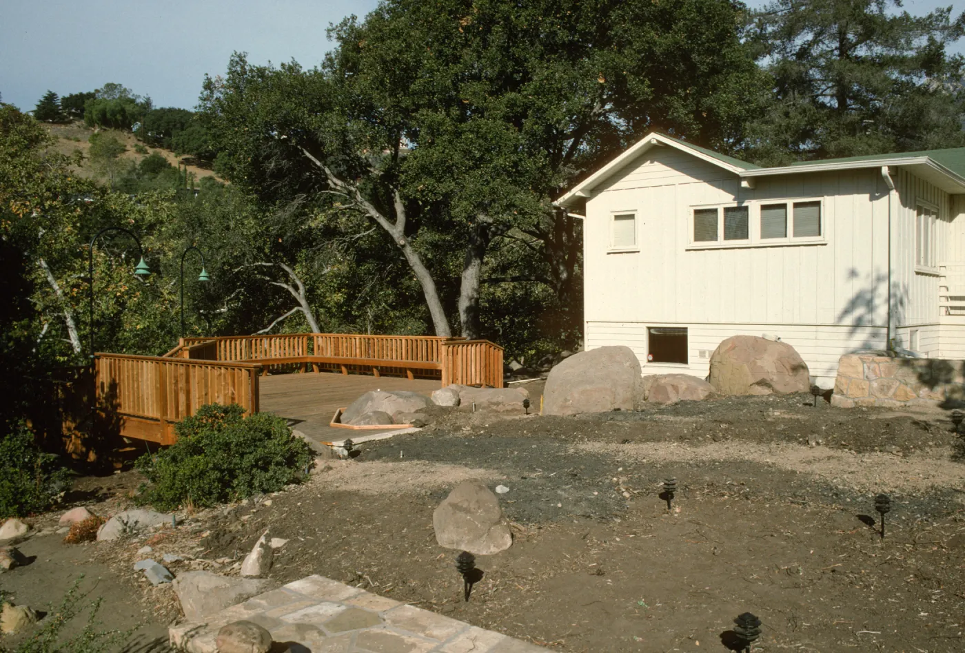 SBBG Home Demonstration Garden construction