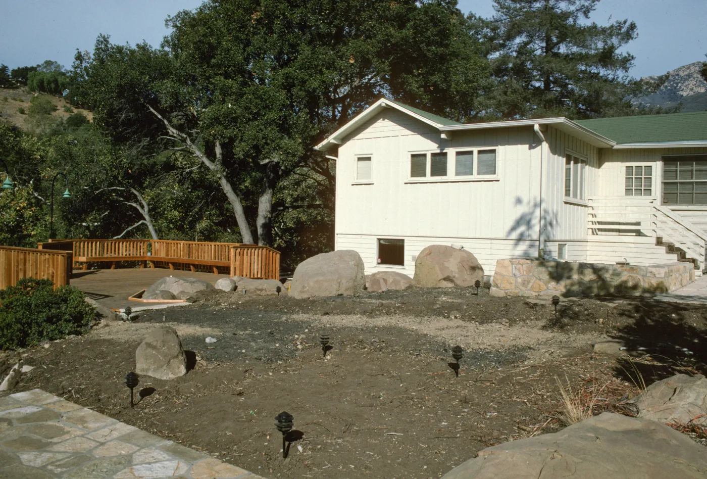 SBBG Home Demonstration Garden construction
