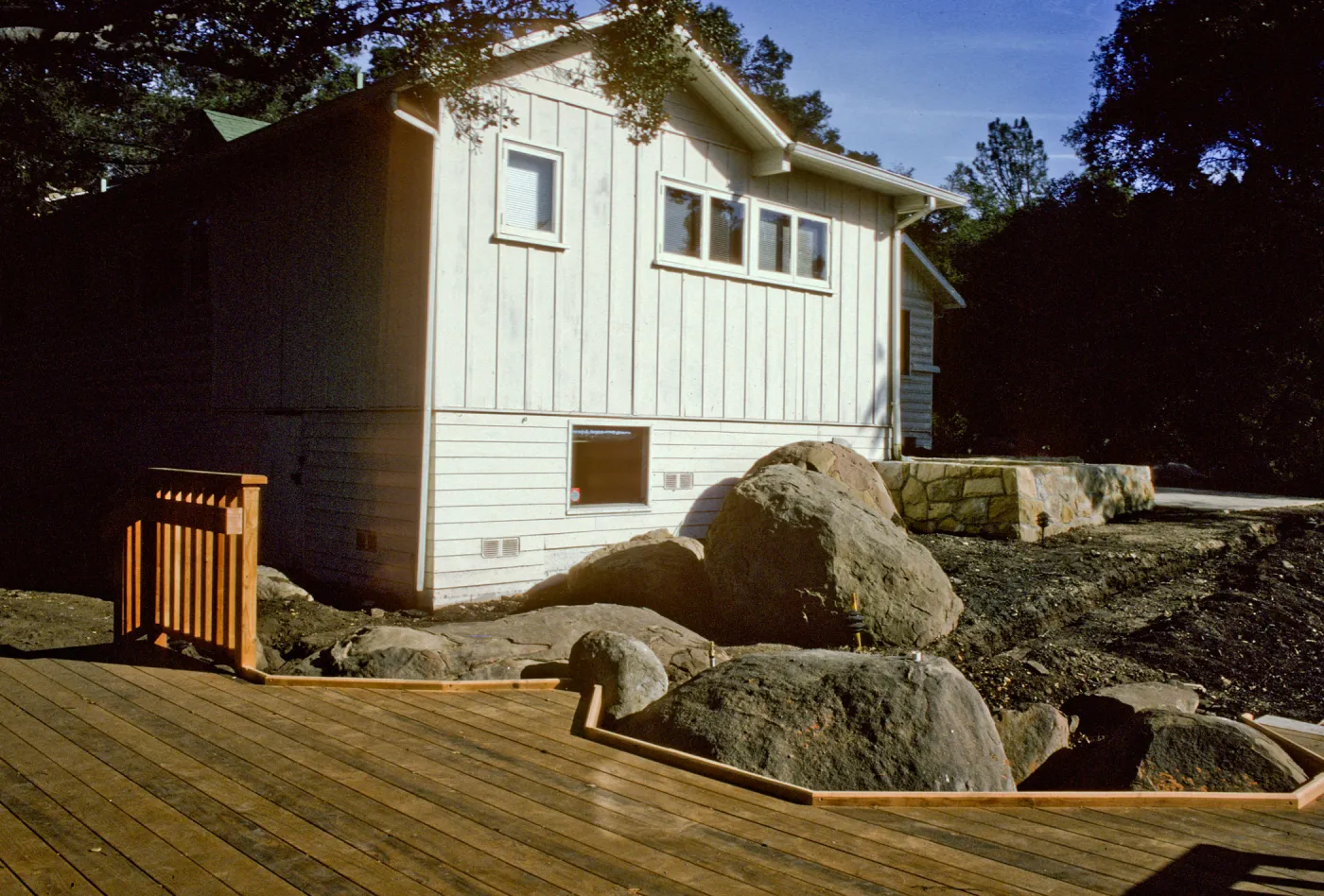 SBBG Home Demonstration Garden construction