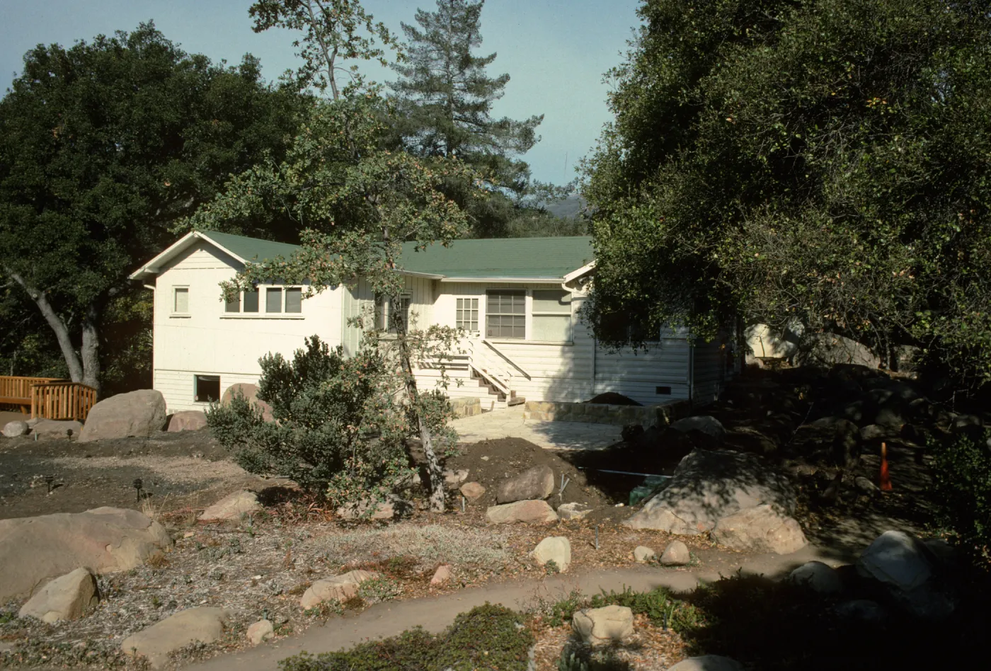 SBBG Home Demonstration Garden construction