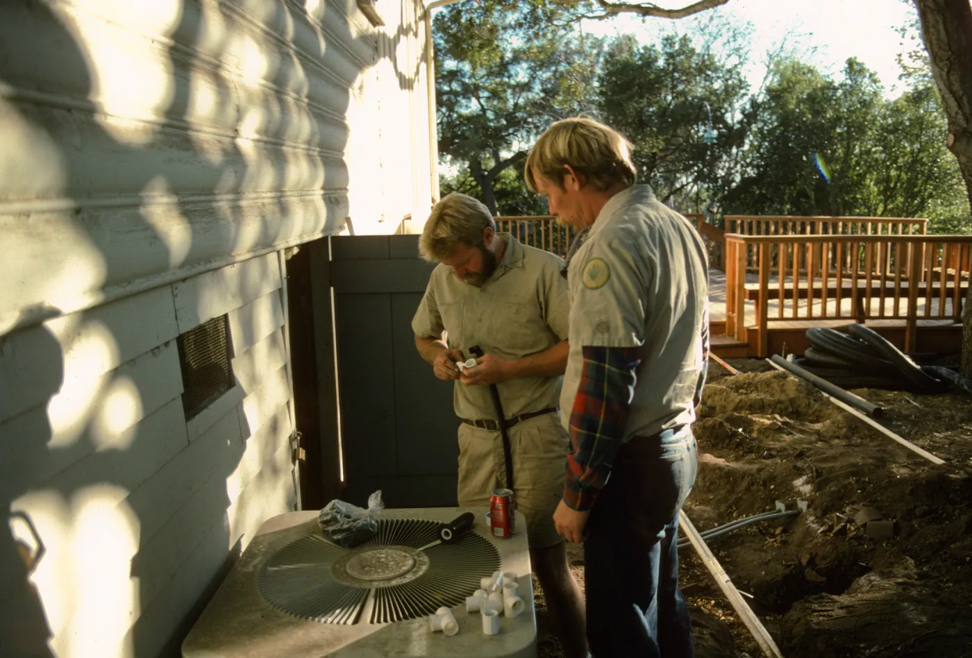 SBBG Home Demonstration Garden construction