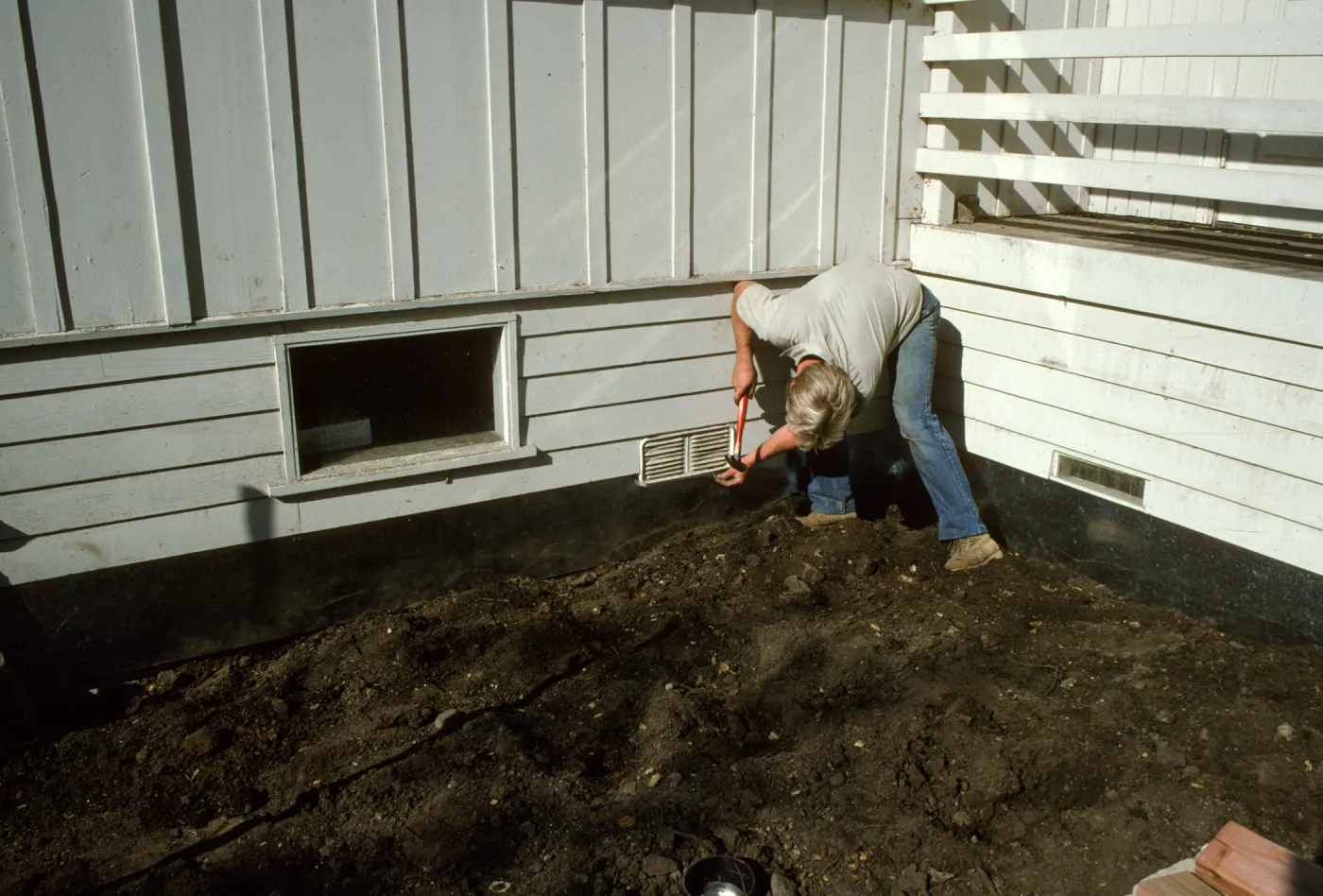 SBBG Home Demonstration Garden construction