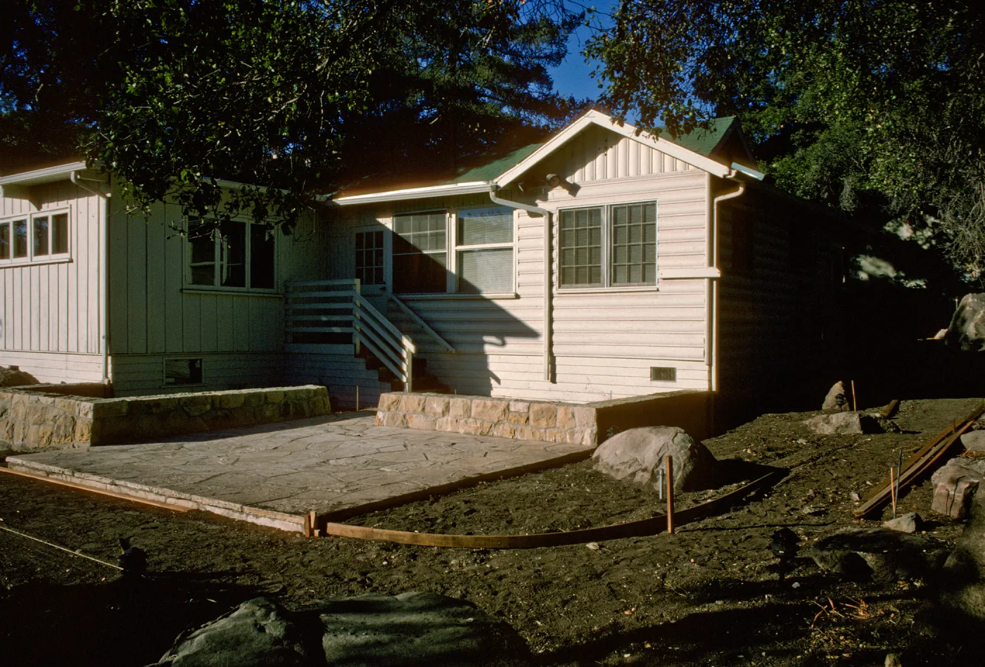 SBBG Home Demonstration Garden construction