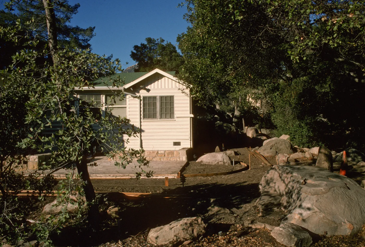 SBBG Home Demonstration Garden construction