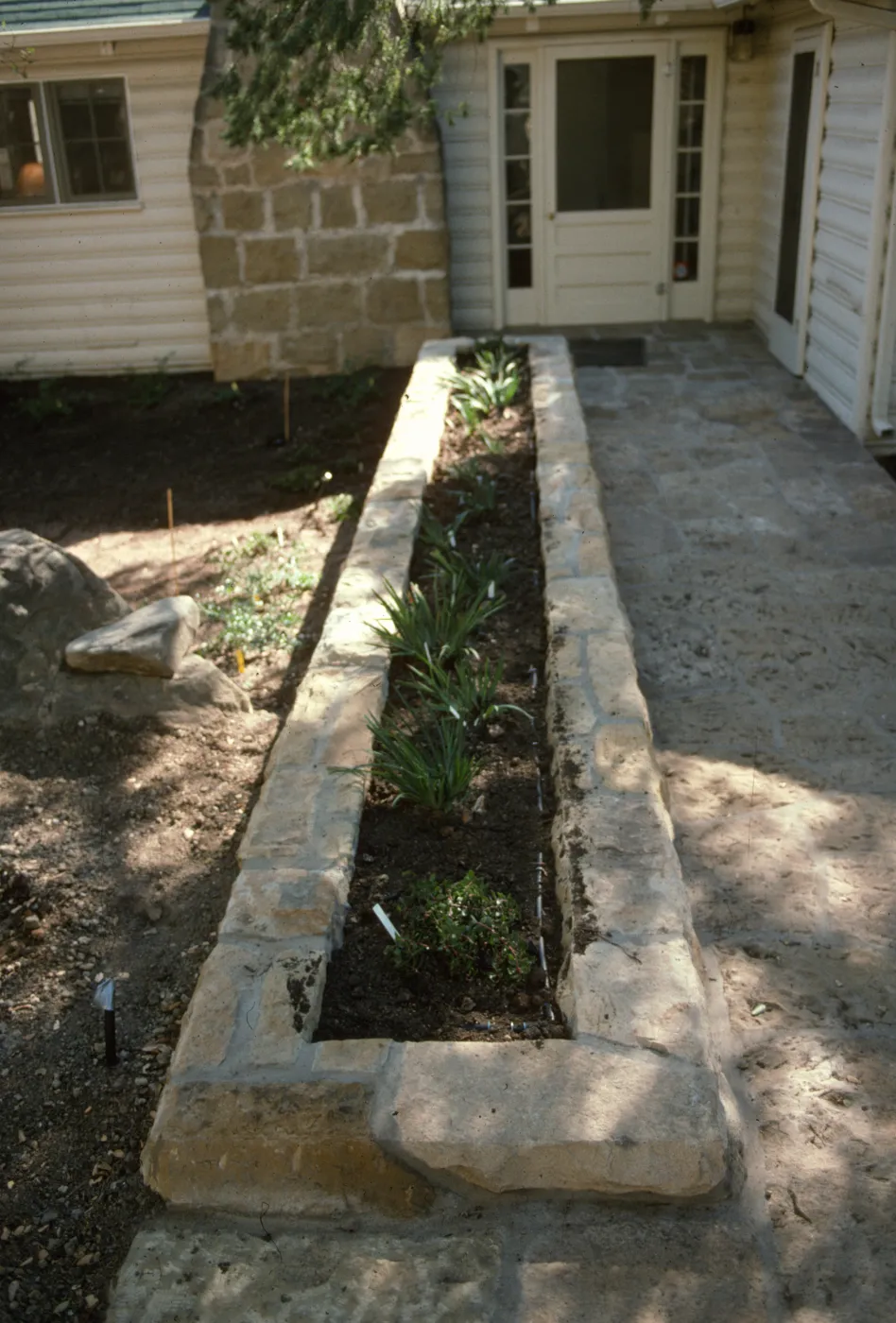 SBBG Home Demonstration Garden construction
