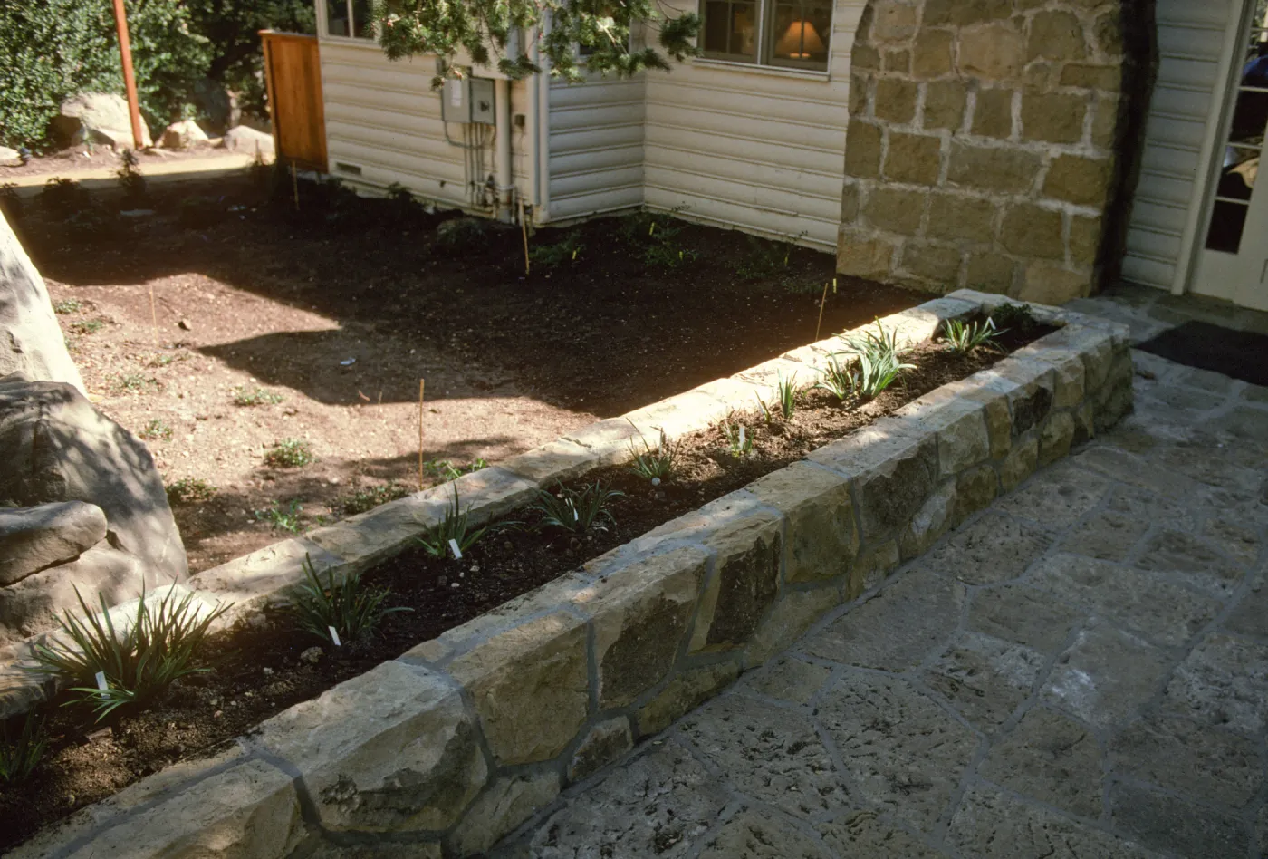 SBBG Home Demonstration Garden construction