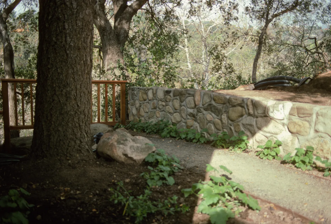 SBBG Home Demonstration Garden construction