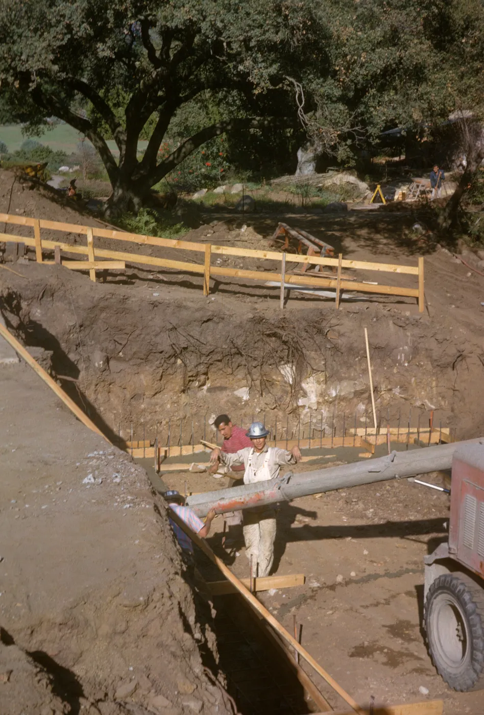 excavation for North Wing Construction