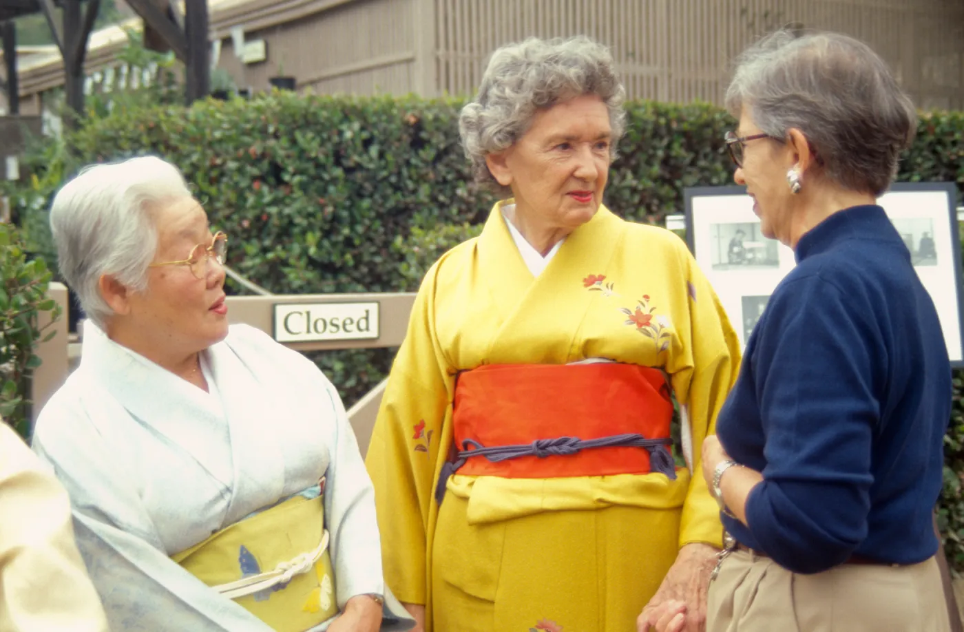 ladies at tea house event