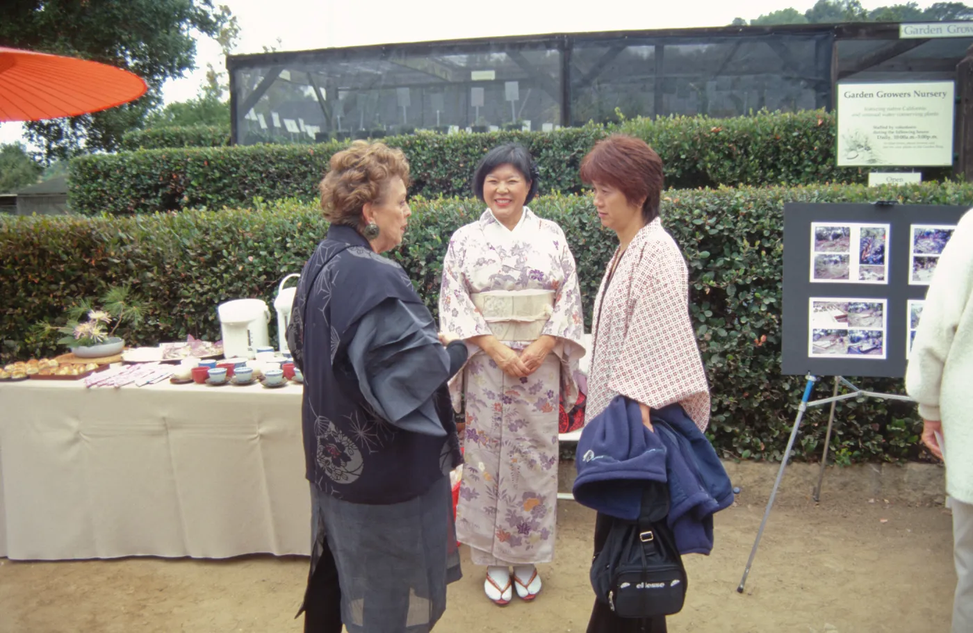 Tea House event in the Courtyard, 2000