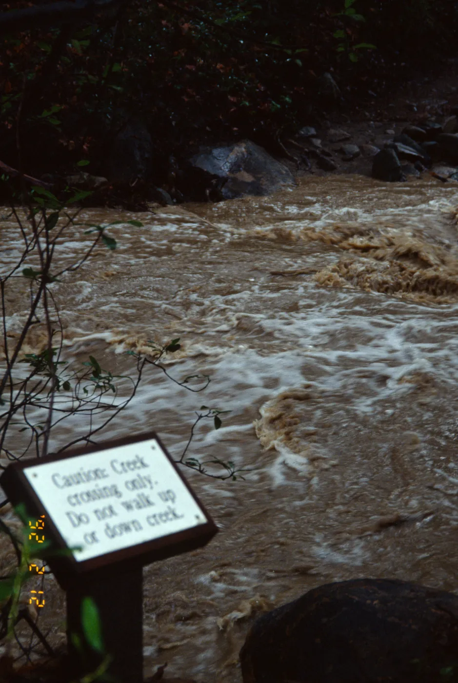 Mission Creek crossing
