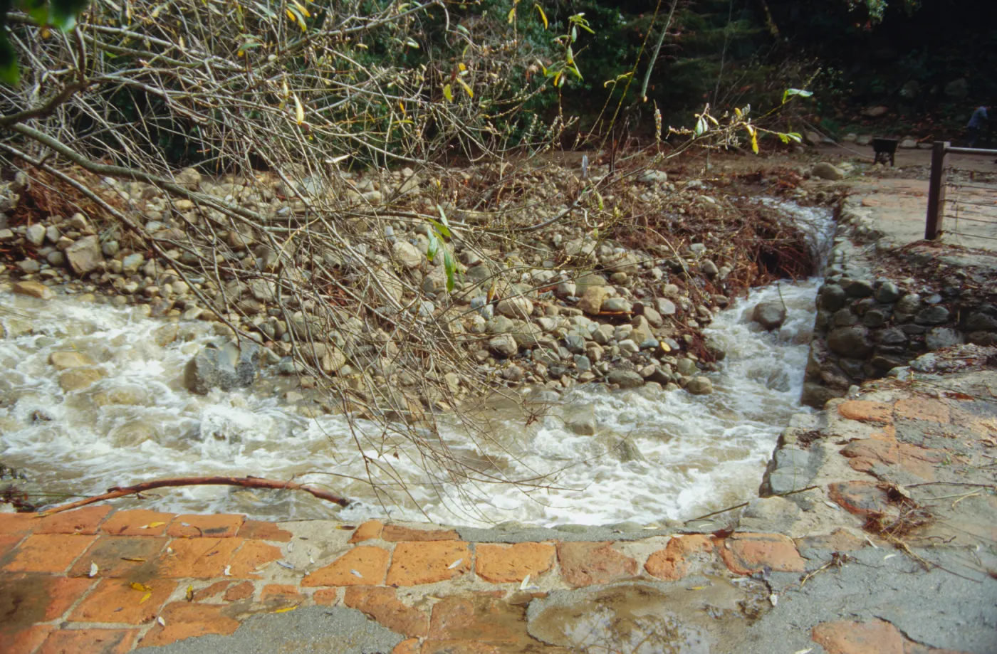 Mission Creek above Mission Dam