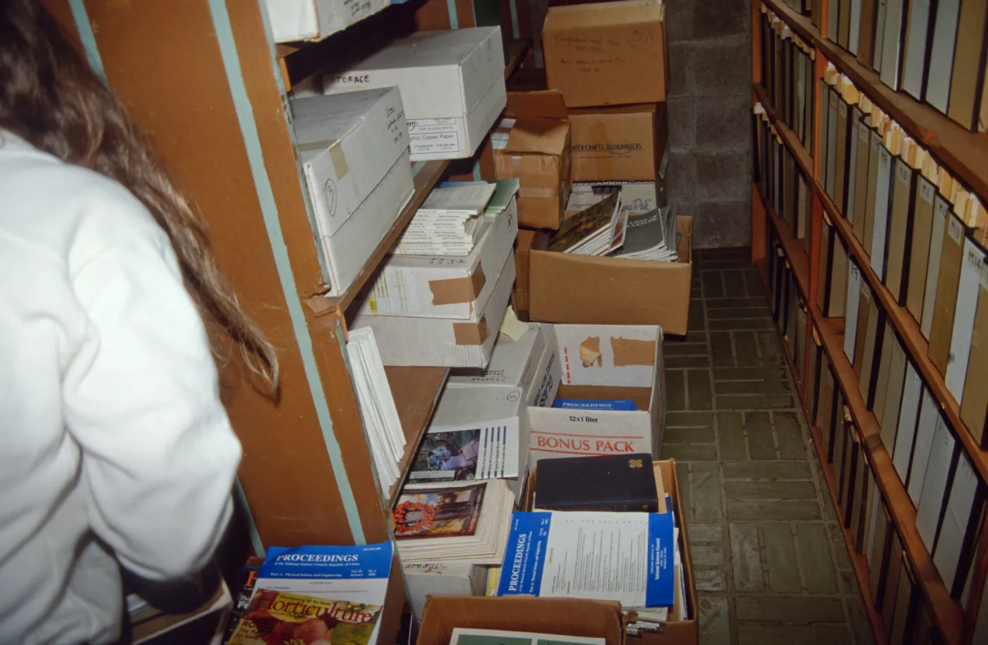 Office storage at SBBG