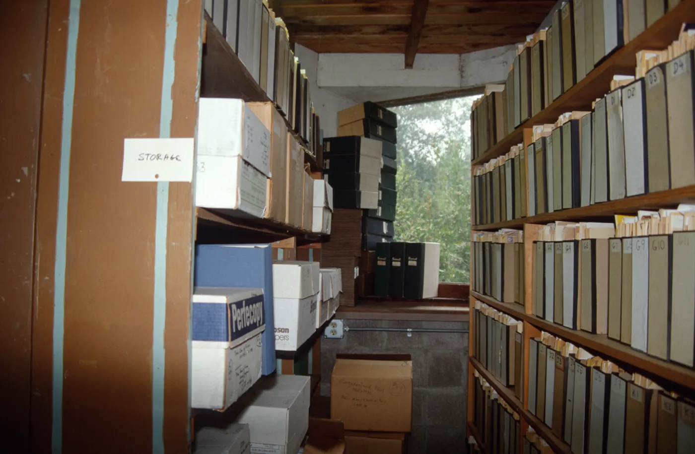 Office storage at SBBG