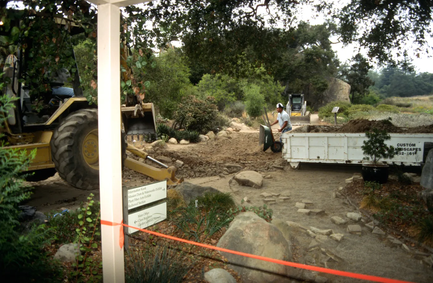 New pavered path at Garden Entrance