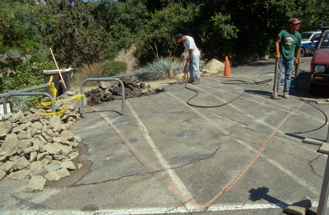 Entrance reconstruction