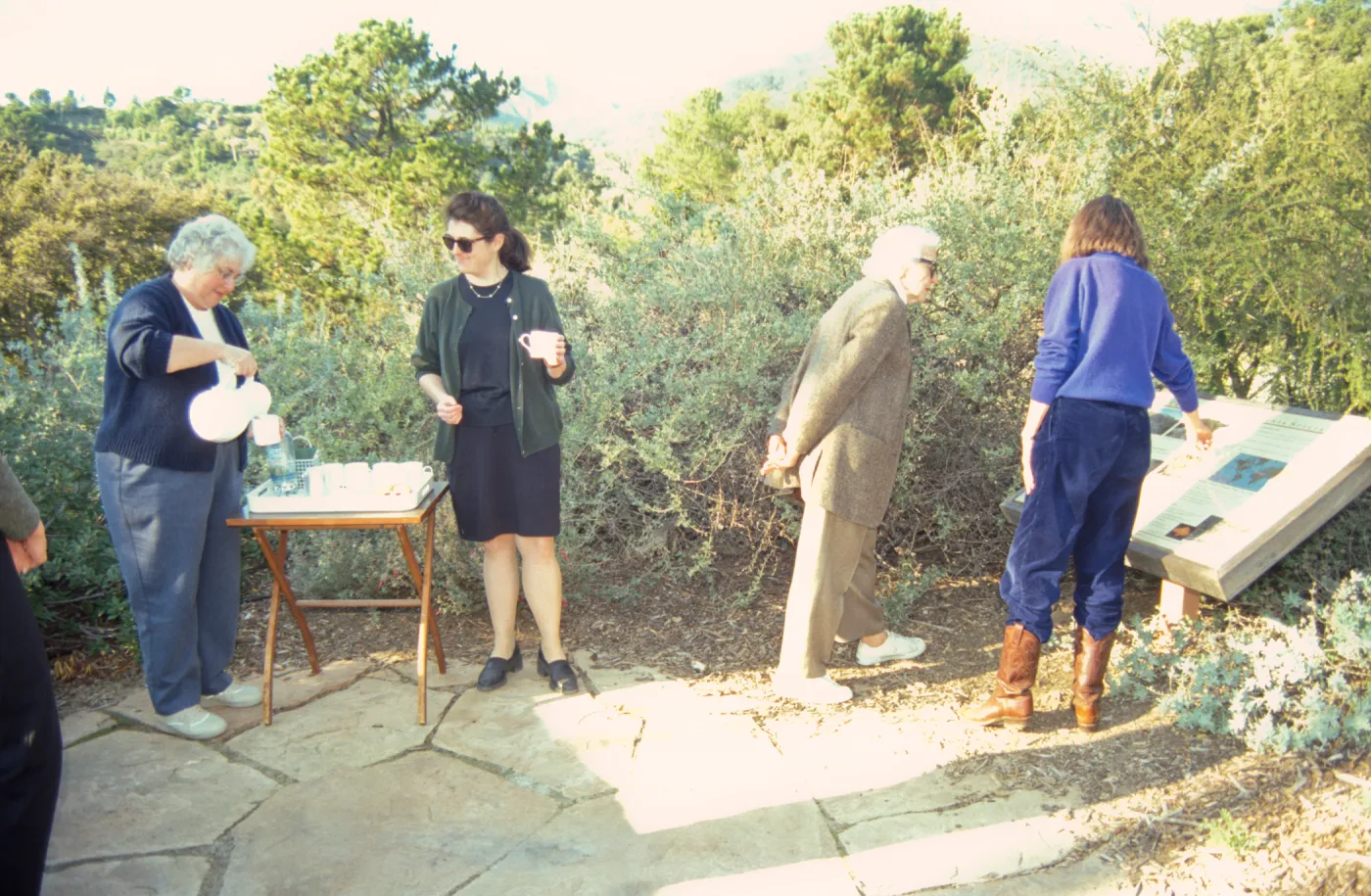 Dedication of Chaparral interpretive panel on the Porter Trail