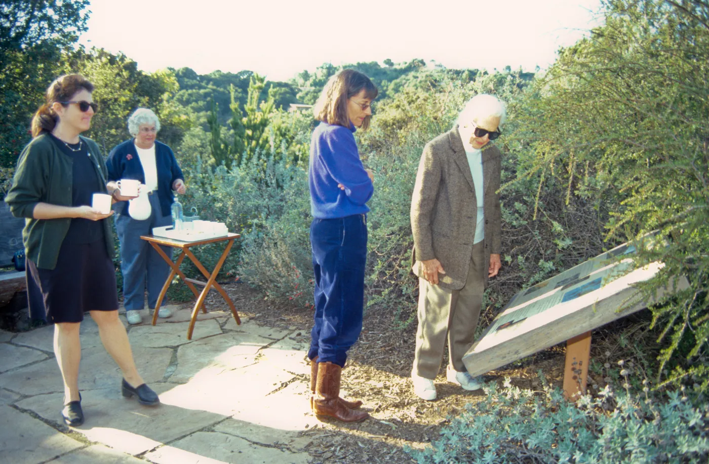 Dedication of Chaparral interpretive panel on the Porter Trail