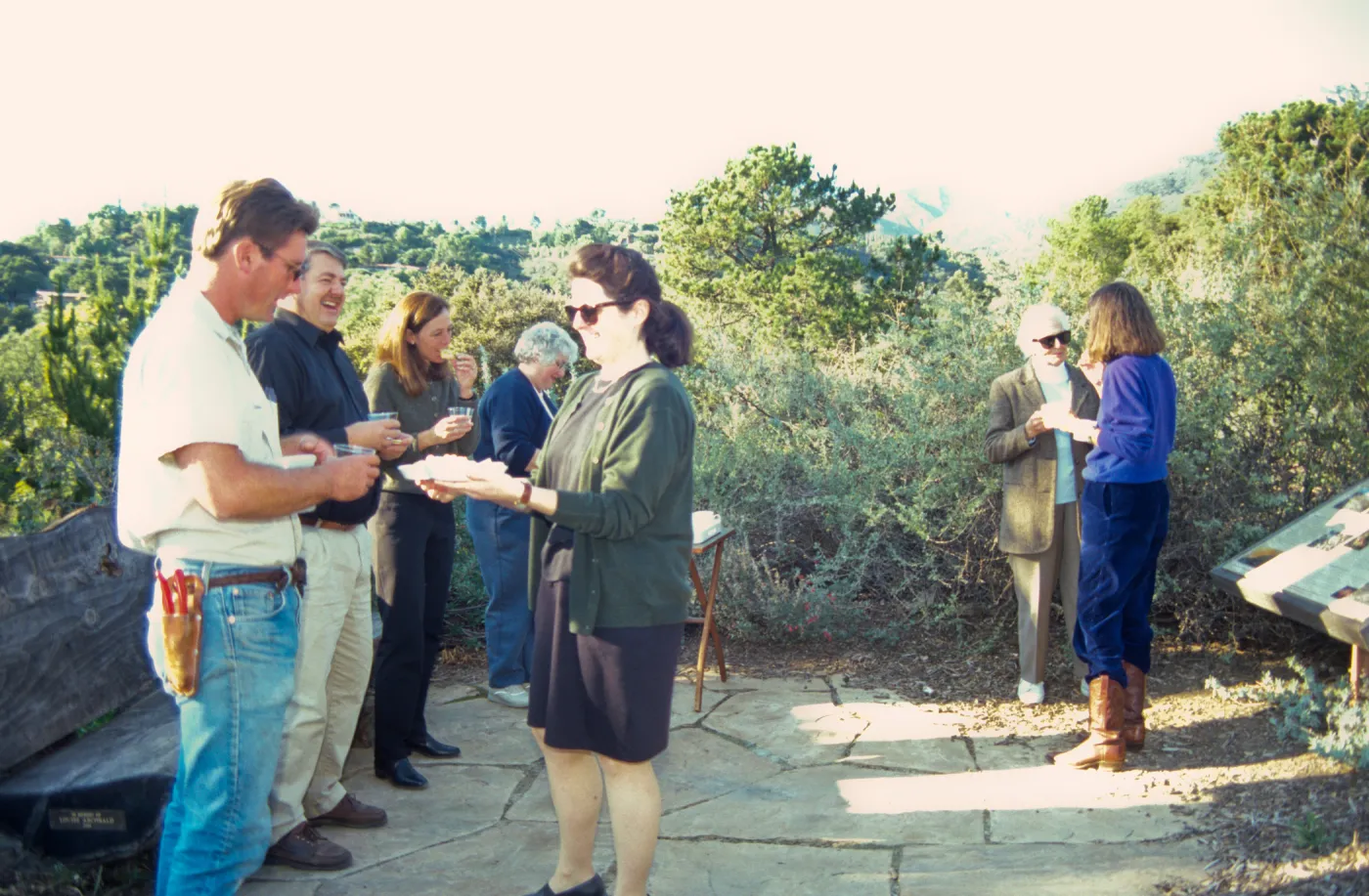 Dedication of Chaparral interpretive panel on the Porter Trail