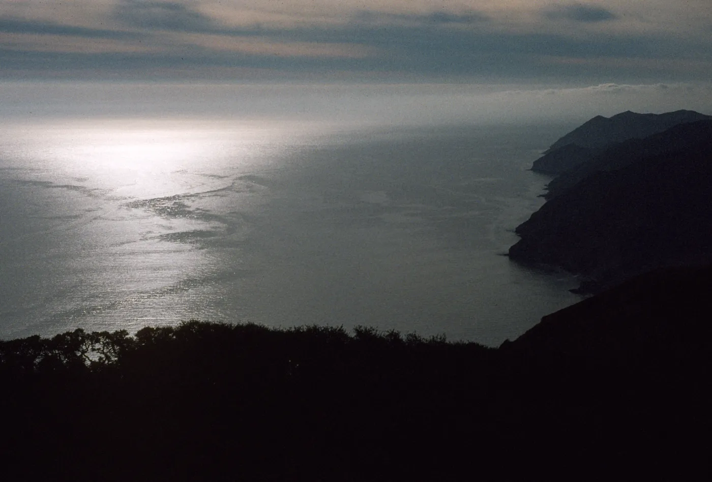 sunset at Valley Anchorage, Santa Cruz Island