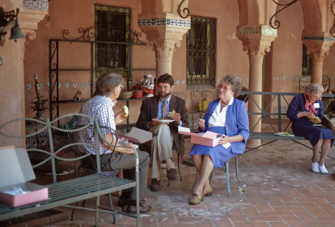 Steve Timbrook and Katherine Muller at Lotusland