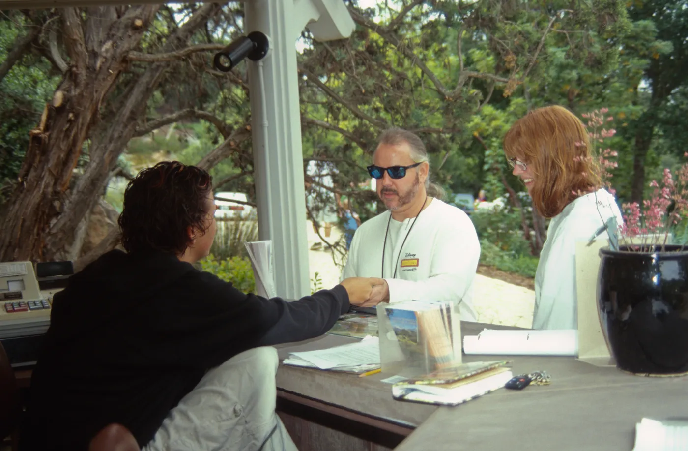 SBBG People: Admissions at Kiosk