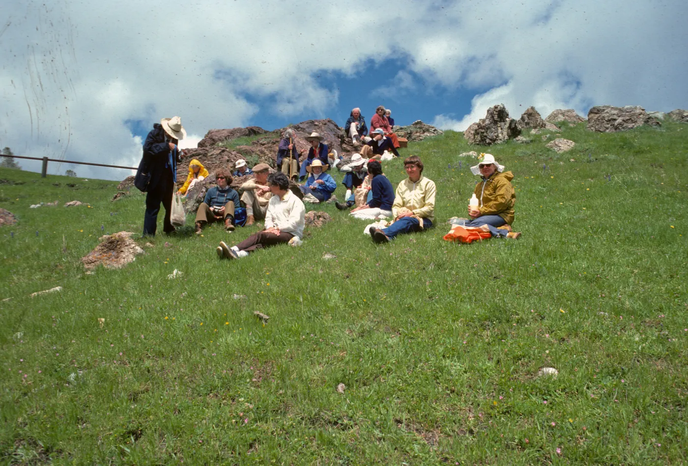 Foray Group at Lunch, Figueroa Mountain