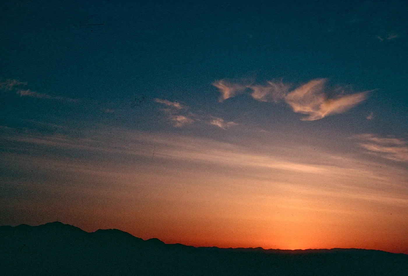 sunrise, Ridgecrest