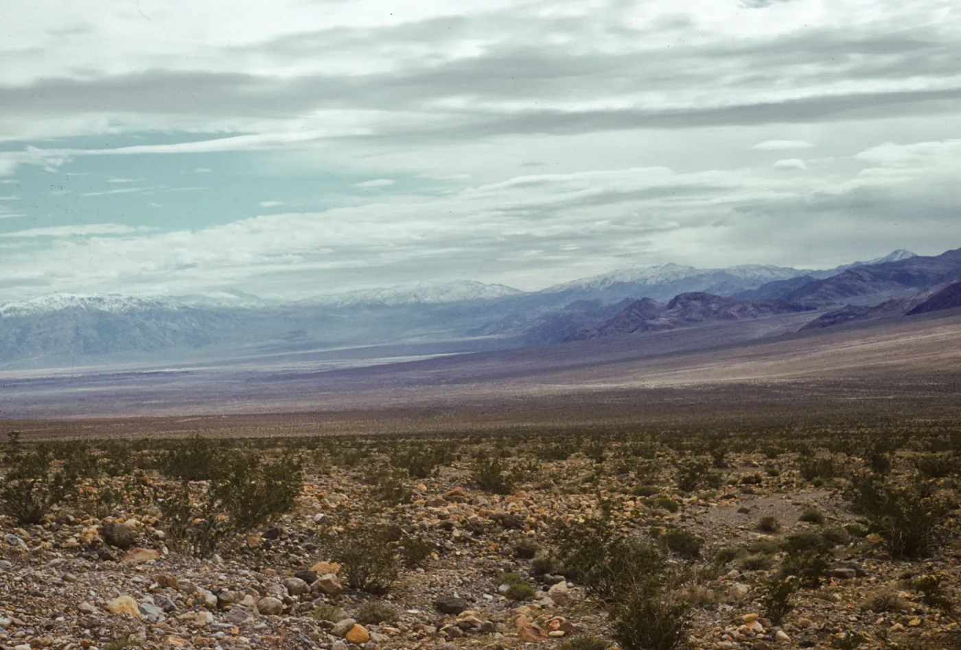 Panamint Mountains, from road to Scotty's Castle