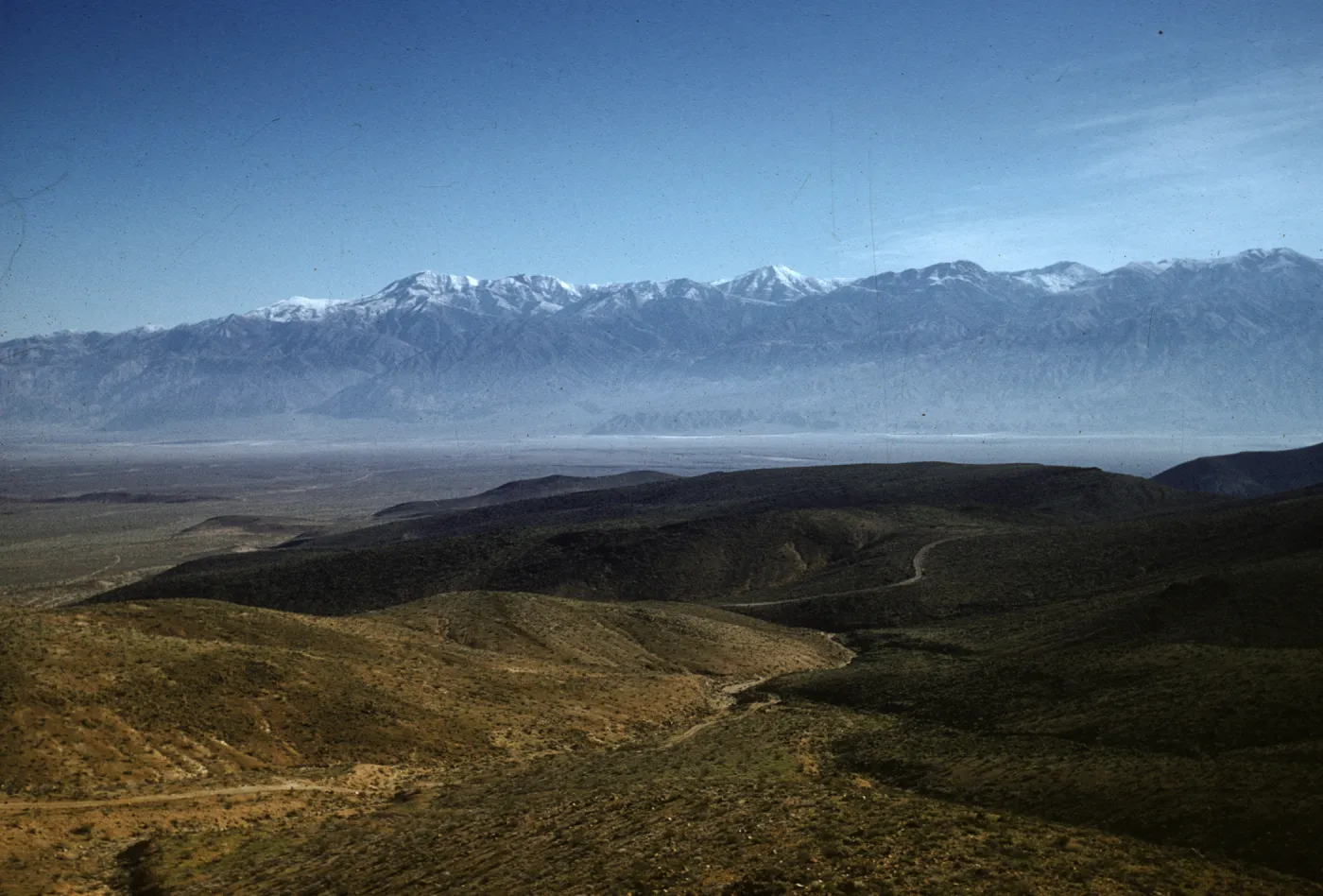 Panamint Valley and Panamint mountain range