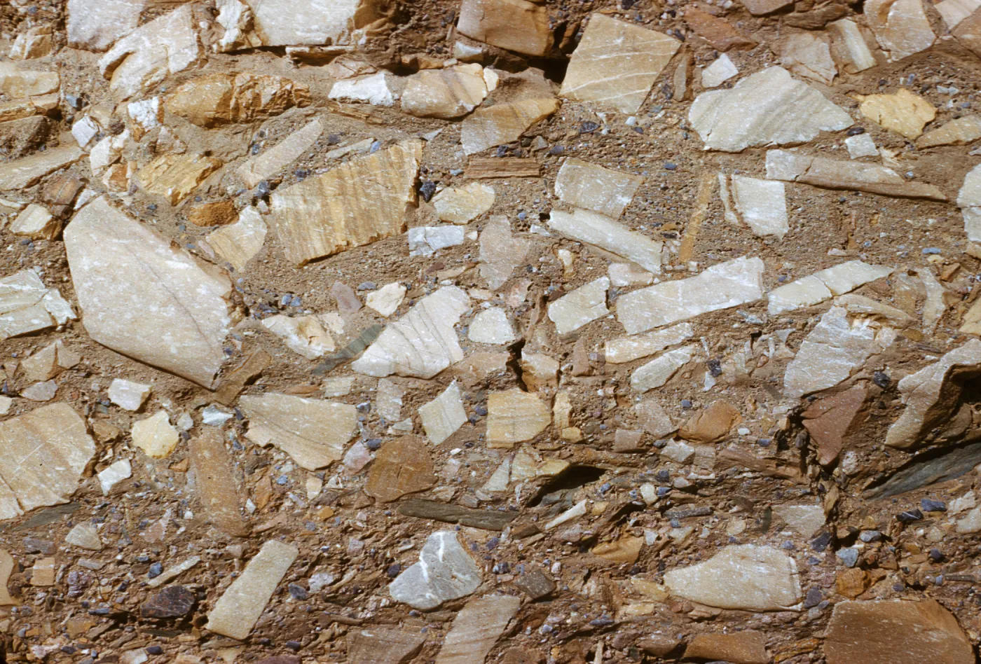 Mosaic rock, Mosaic Canyon, Death Valley