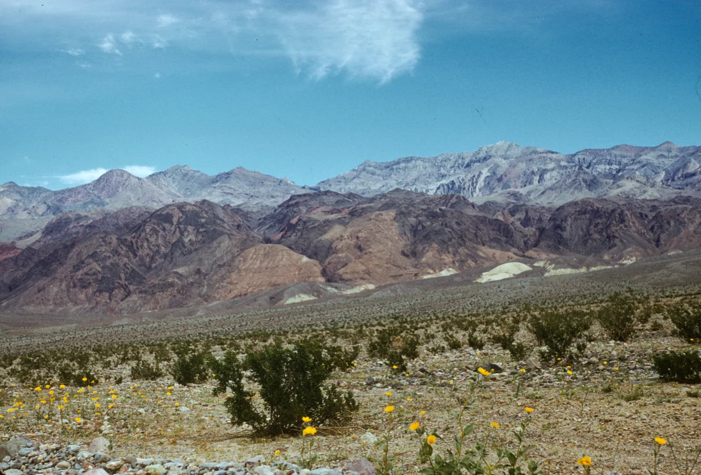 Funeral Mountains, from road to Scotty's Castle, Death Valley
