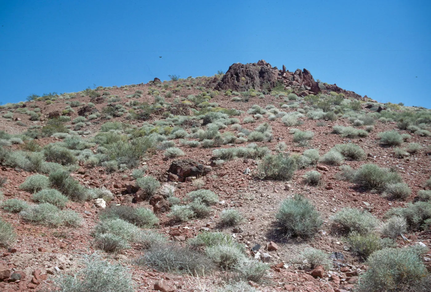 Death Valley, slope at Jubilee Pass