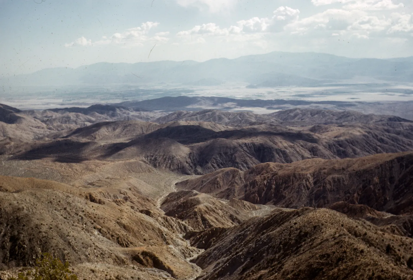 Coachella Valley from Keys View, elevation 5,185 feet