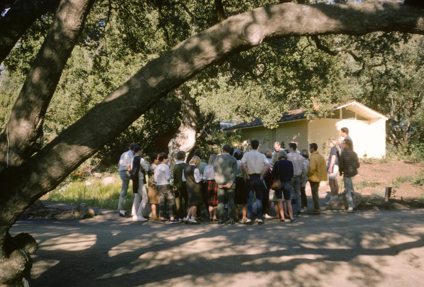 UCSB students at the Garden