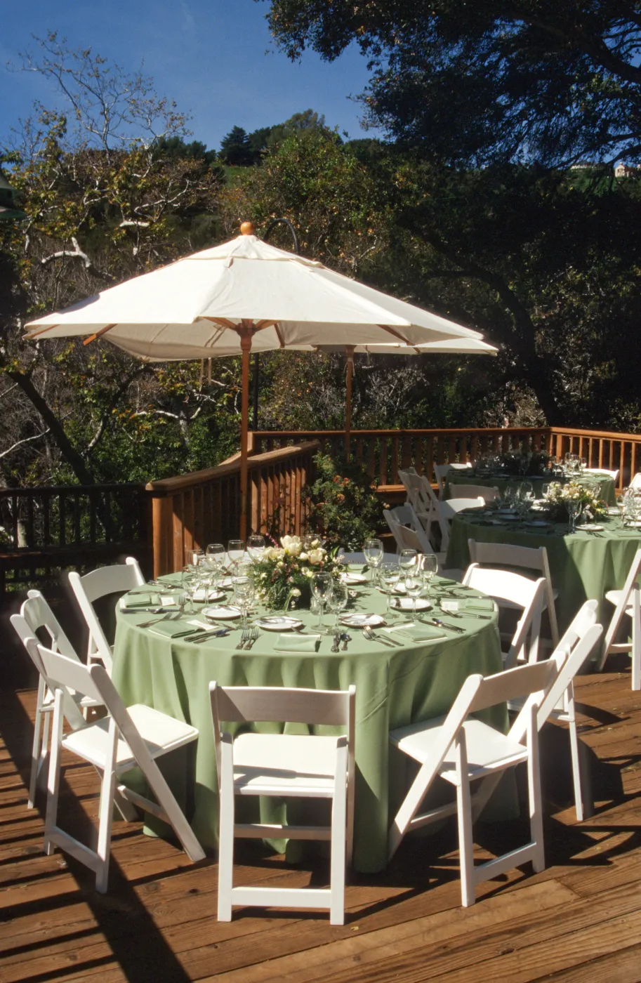 wedding event set-up