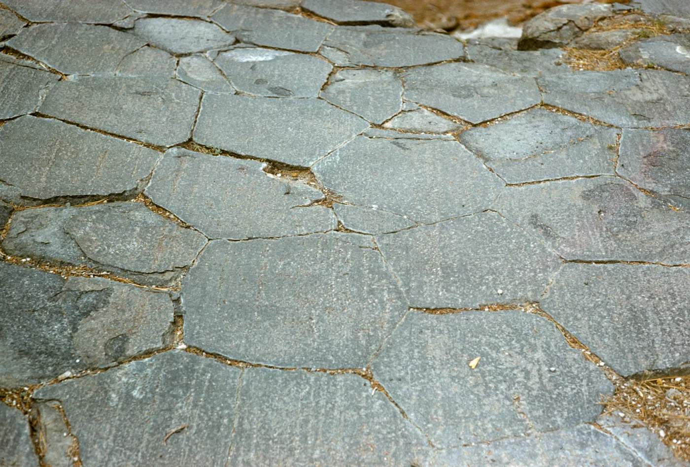 Mammoth Lakes, glacial action on Devil's Postpile