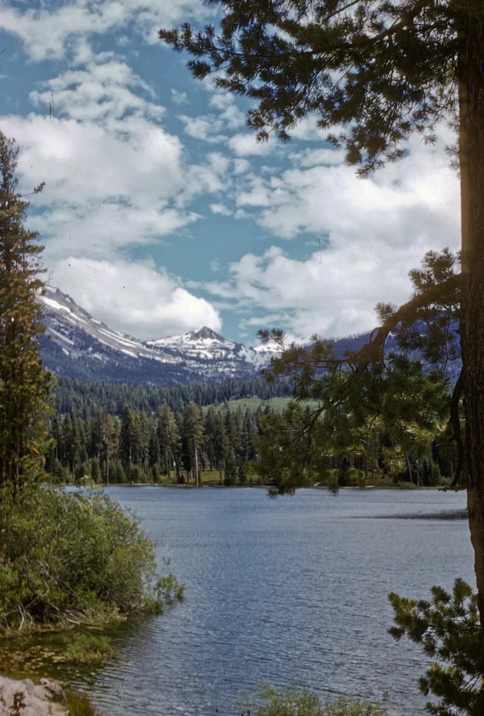 Manzanita Lake from south entrance, Lassen National Park