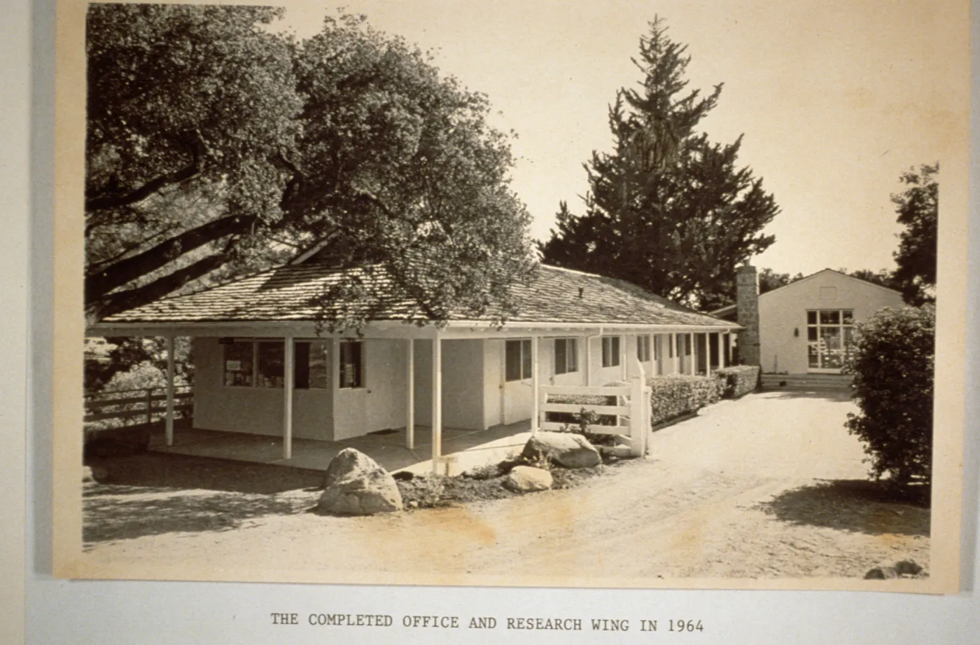 Completed Office and Research Wing in 1964